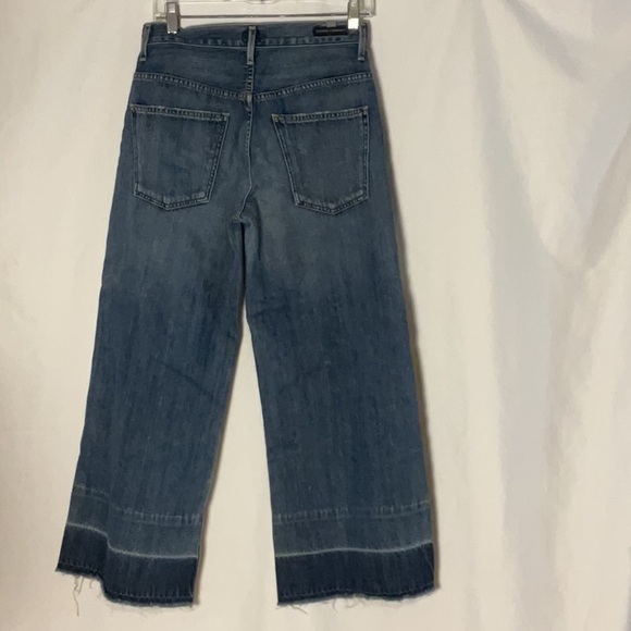 Citizens of Humanity Melanie High rise cropped wide leg jeans size 26 - Picture 3 of 8